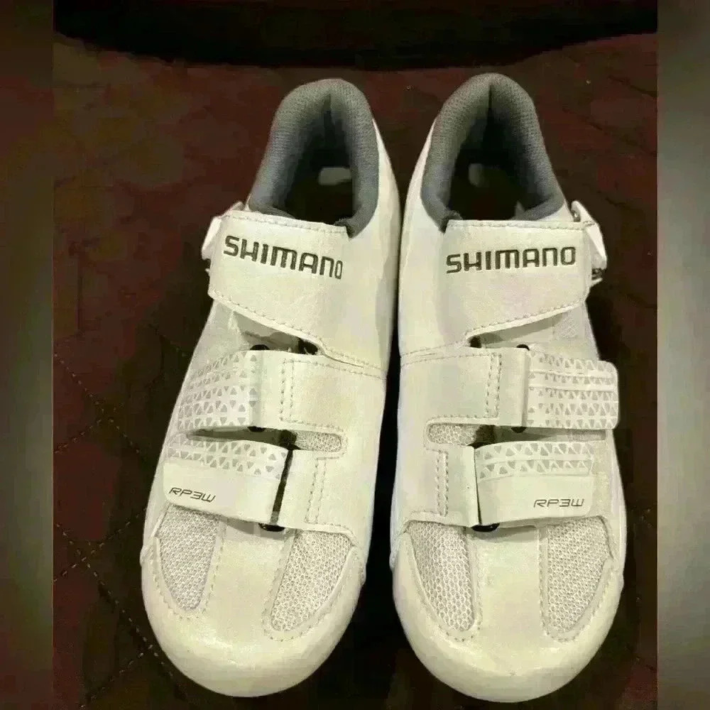 Shimano White Mountain Bike Shoes - Size 37